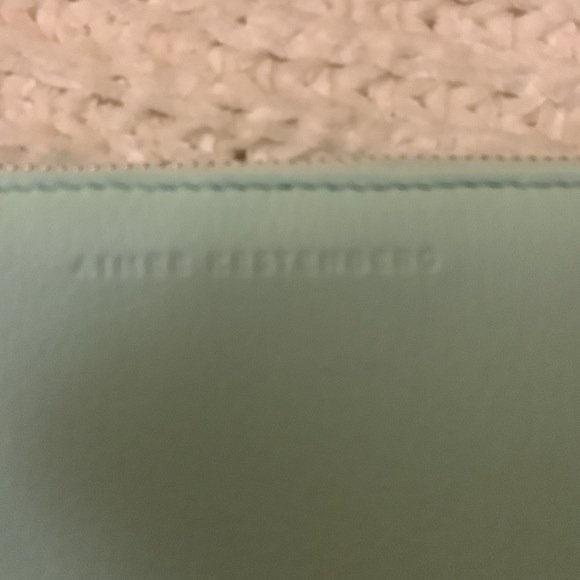 Aimee Kestenberg mint zippered wallet wristlet - Picture 7 of 9